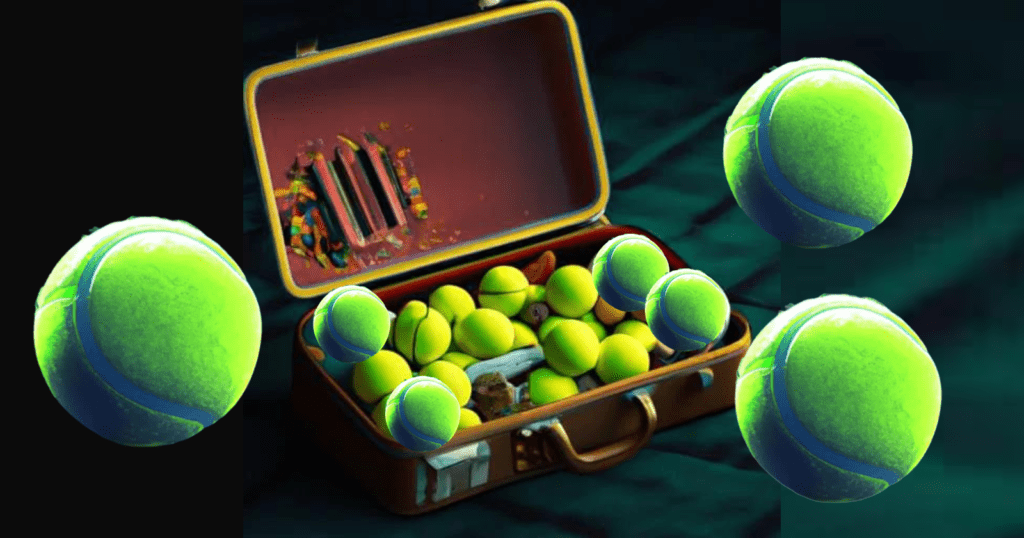Why put a tennis ball in  your luggage balls
