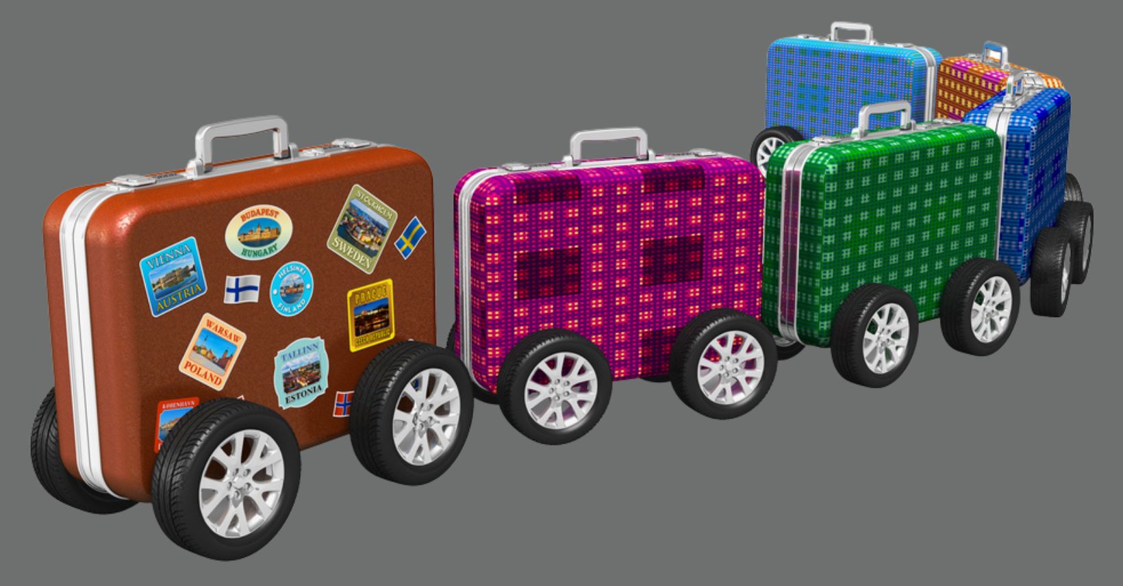 best carry on luggage with wheels feature
