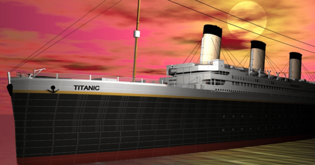 titanic vs cruise ship new picture