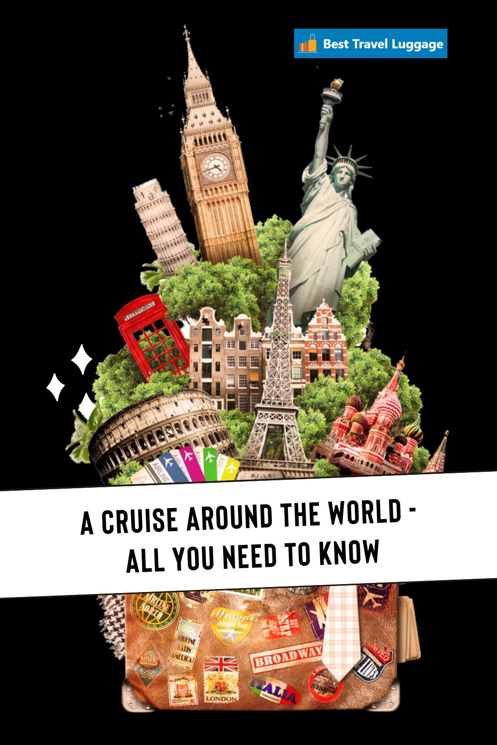 A Cruise Around The World pin