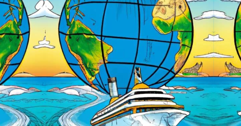 a cruise around the world ocean