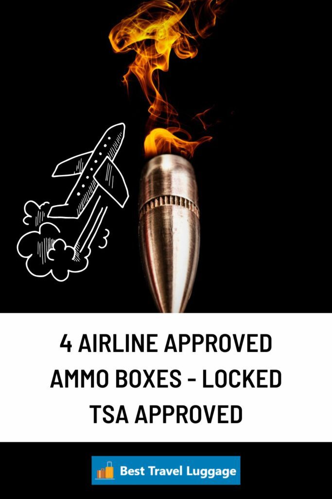 2 Airline Approved Ammo Boxes Locked TSA Approved