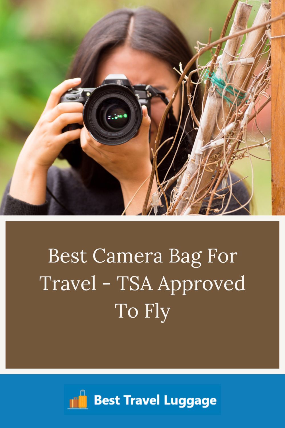 best camera bag for travel pin