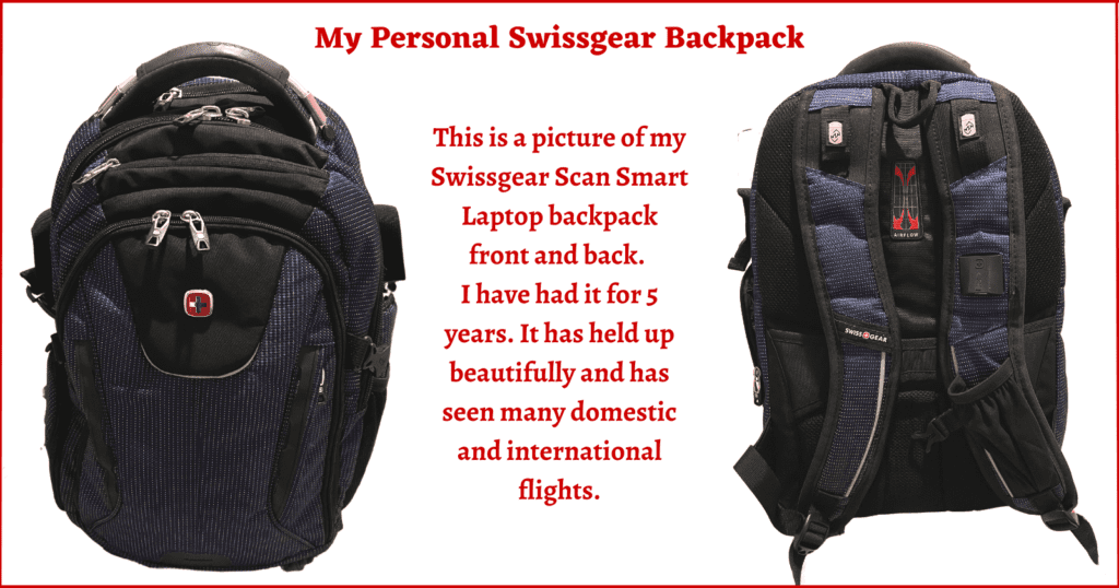 Swissgear Scan Smart TSA Laptop Backpack my backpack