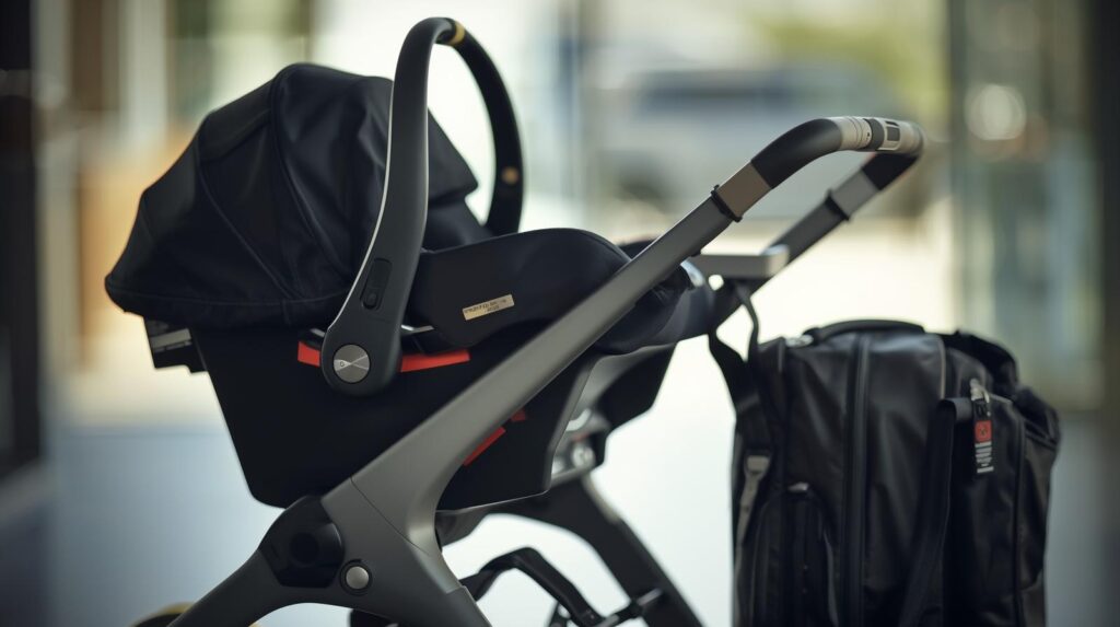 baby car seat luggage cart