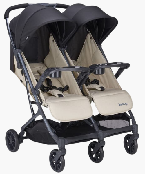 Best Double Stroller For Air Travel grey 1