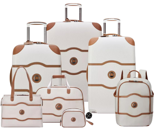 Designer Luggage Sets For Women white 1