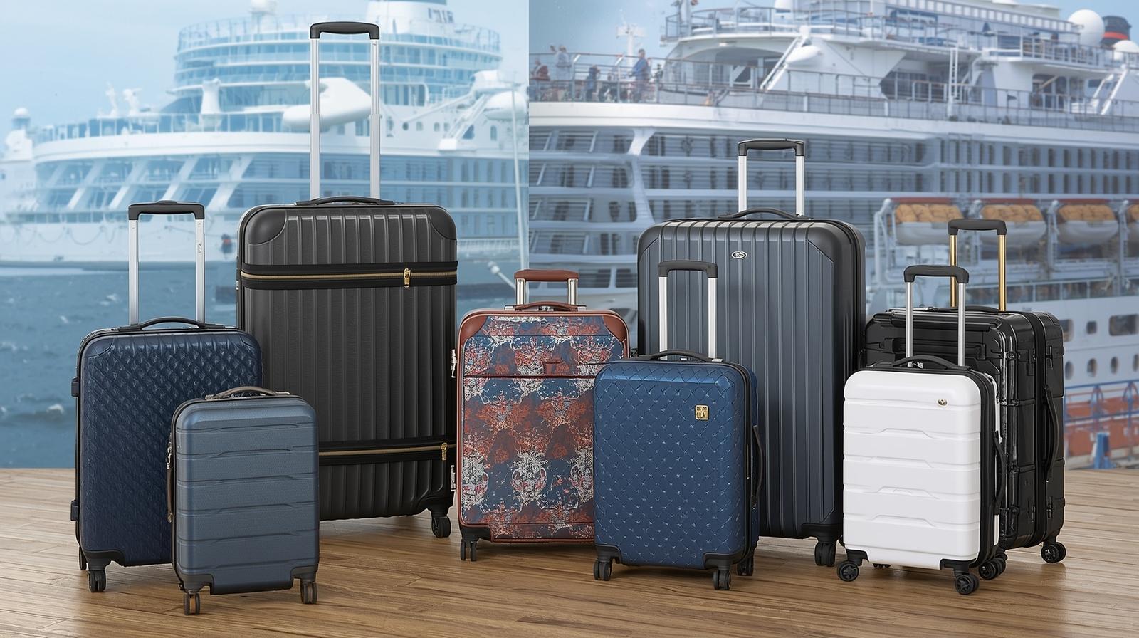 Standing Luggage suitcases for Cruise Travel image