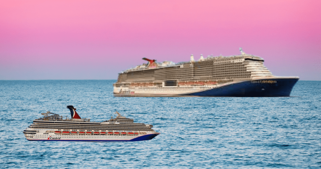 Carnival Ships by Size and Age 1