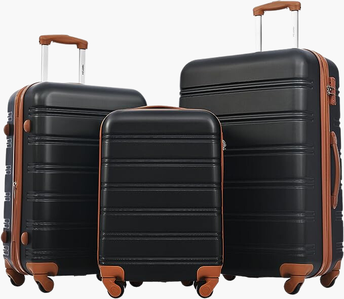 merax luggage review 3 black